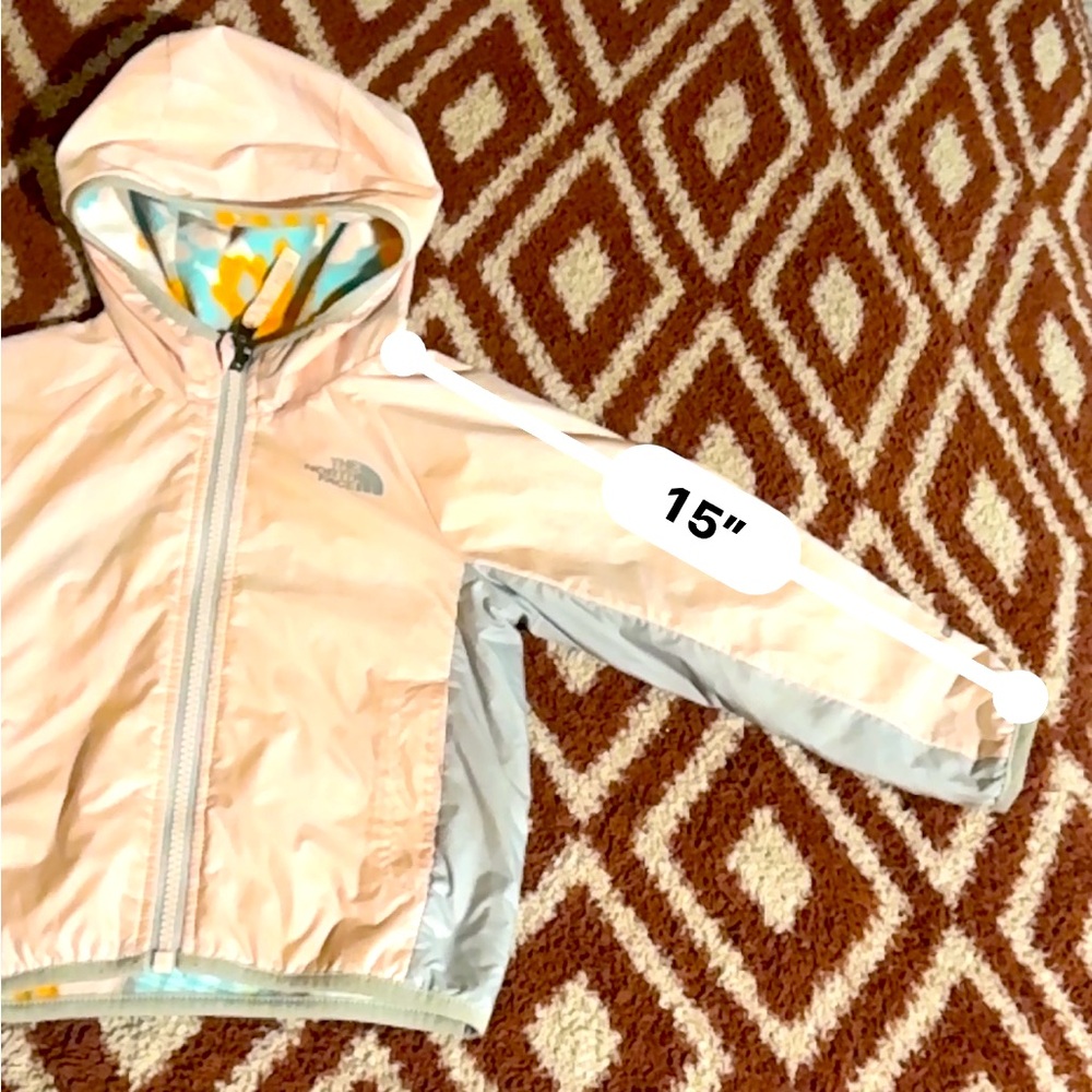 The North Face Toddler Girl Set - Pink Jacket, Onesie & Hat, Sizes all go to 2T - Picture 5 of 16